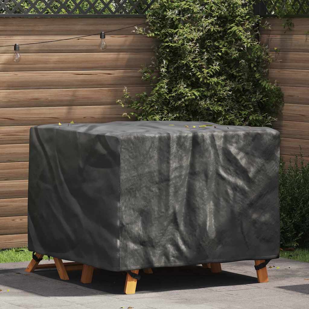 Outdoor Furniture Cover Black 113 x 113 x 73 cm 420D